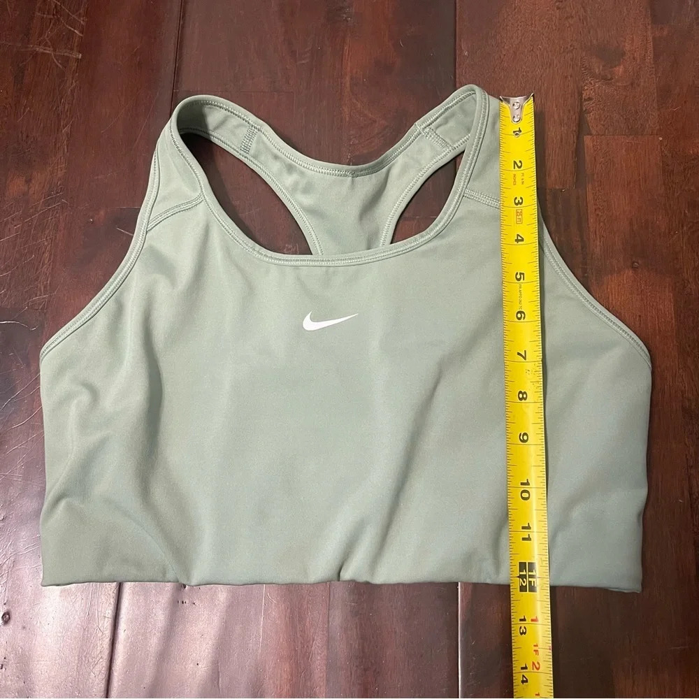Nike Dri-Fit Sports Bra Women’s Size XL Green No Pads Workout Athletic Wear - Picture 6 of 6